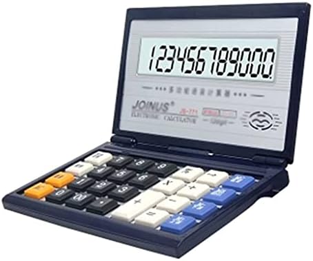 MJWDP סוללת מימון עסקים עם שעון מעורר 12 ספרות 12 ספרות כפתור גדול מחשבון אלקטרוני