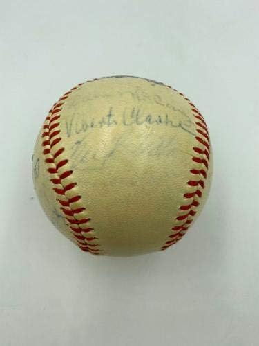 ווילי מקובי טרום טירון 1957 קבוצת דאלאס איגלס חתמה על בייסבול בליגה מינורית - כדורי חתימה