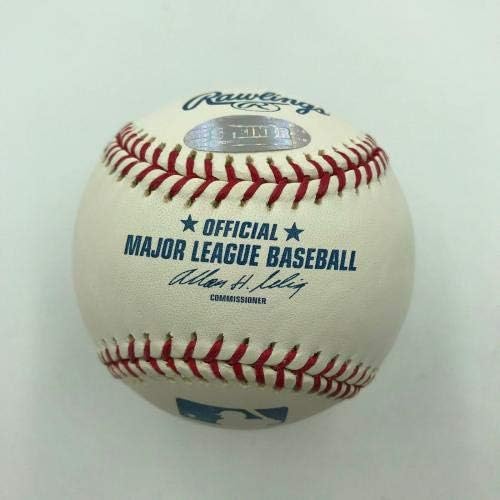 דרק ג'טר גרנד סלאם הראשון 6-15-05 חתום בייסבול MLB Steiner COA-כדורי חתימה
