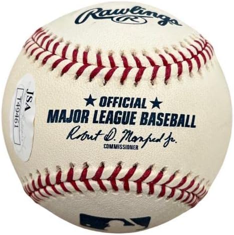 מאורי ווילס חתם על בייסבול MLB Major League עם העכבר ששאג! JSA - כדורי חתימה