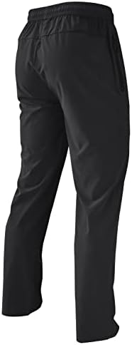 מכנסי ריצה מהירים מהירים של גברים משקל קלים של גברים מכנסיים רוכסנים נושמים מכנסי עבודה אתלטים