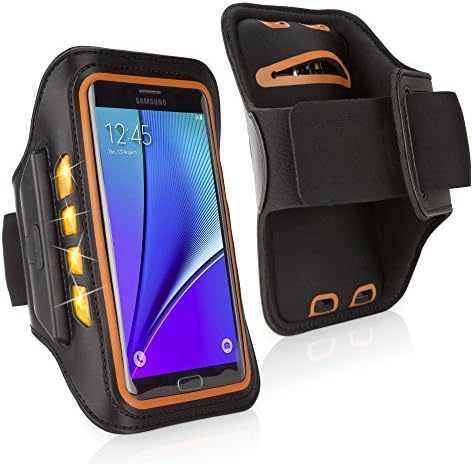 מקרה Boxwave לנקודה חמה של ZTE נייד - סרט זרוע ספורט Jogbrite, אור בטיחות נראות גבוה רץ LED רץ זרוע