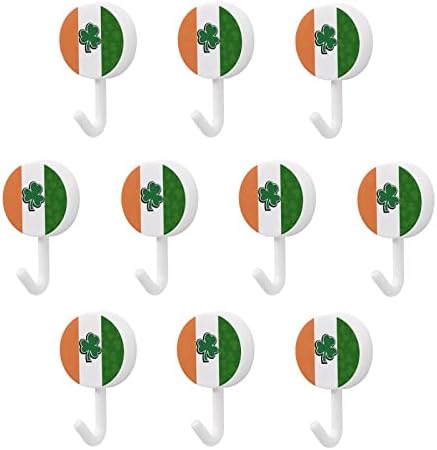 דגל אירי עם דפוס שמרוק 10 יח 'וו פלסטי
