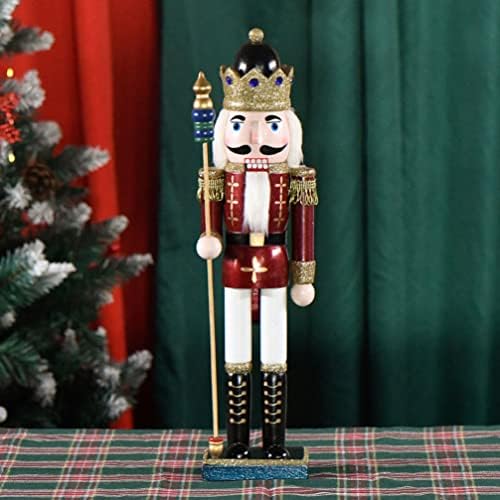 דידיסהעל מפצח אגוזים חג המולד קישוט, 15 סנטימטרים חג המולד מפצח אגוזים דמויות עץ מפצח אגוזים חייל לבית